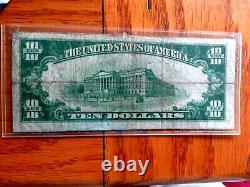 Scarce 1929 $10 Monnaie Nationale Montgomery Banque Nationale Norristown Pa. #1148