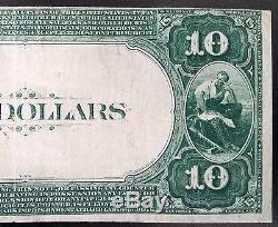 Série 1882 10,00 $ Us Nat'l, The Oil City Banque Nationale, Oil City, Pa