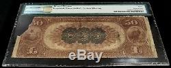 Série 1882 Brown Back 50 $ Monnaie Nationale, Banque Nationale De Comté, Clearfield, Pa