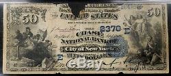 Série 1882 Date De Retour 50 $ Nat'l Monnaie, Chase National Bank, Ville De New York