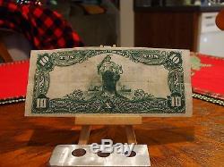 Série 1902, 10 Dollars En Monnaie Nationale, Ch. 1382, Banque Nationale Meriden, Connecticut