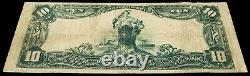 Série 1902 $10 Monnaie Nationale, La Banque Nationale Lincoln, Fort Wayne, In