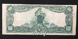 Série 1902 10 $ Note De La Banque De Monnaie Nationale (banque De New York, Chapitre No 1261)