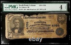 Série 1902 $50 Monnaie Nationale, The Citizens National Bank South Bend, In