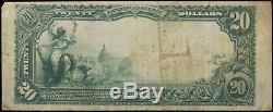 Série 1902 Banque Nationale Hastings Nebraska, 20 $ Billet De Change, Choix Vf (869)