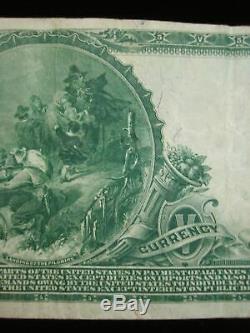 Série 1902 Monnaie Nationale $ 5 Sellersville (pennsylvanie) Banque Nationale