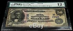 Série 1902 Monnaie Nationale De 50 $ De La Banque Nationale D'iowa D'ottumwa, Ia