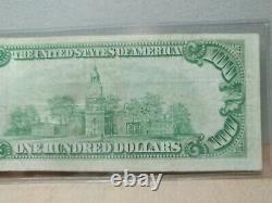 Série 1929 $100 Federal Bank Of Chicago Brown Seal National Currency Note