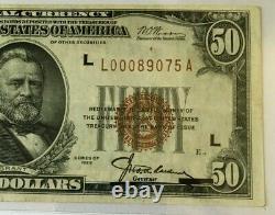 Série 1929 $50 Monnaie Nationale Réserve Fédérale Banque De San Francisco. 3845............................................................................................................................................................................................................................................................................................................................................................................................................................................................................................................................
