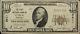 Série 1929 Utica Banque Nationale Note 10 $ Devise Nebraska F Fine / Vf Très Fine