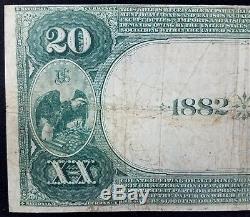 Série De 1882 $ 20,00 Nat'l Monnaie, La First National Bank De Medford, Wi