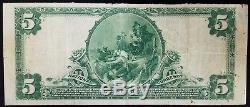 Série De 1902 $ 5.00 Monnaie Nationale, Ville Banque Nationale D'oshkosh, Wisconsin