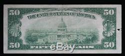 Série De 1929 $ 50 Monnaie Nationale Banque De Réserve Fédérale New York Fr-1880