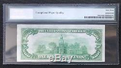 Série Un X 100 $ 1929 Monnaie Nationale / Banque Fed Res De Chicago / Pmg 63 Epq