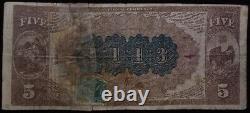 +counterfeit+ 1882 Bb Morristown Nj 5 $ Banque Nationale De Grande Taille Monnaie Ch#1113